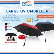 Payung Besar UV Umbrella Automatic Big Umbrella Extra Large Payung Automatik Golf Umbrella Big Size 