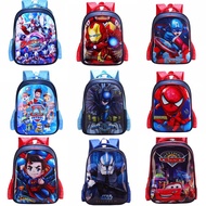 Boys Kids backpack primary school bag  Ultraman Batman Ironman Spiderman beg sekolah budak lelaki be