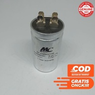 6 UF 2-FOOT AC CAPACITOR MC BRAND 6UF 2-PIN ROUND CAPACITOR