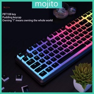 Mojito 108Keys OEM Profile  PBT Backlit Keycaps Suit for  Mechanical Keyboard
