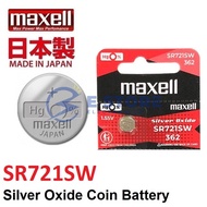 SR721SW (362) Maxell Silver Oxide Battery 1.55V