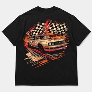 Retro Racing Shirt, Motorsport Apparel, Vintage Car Graphic Top, 90s Racing Streetwear