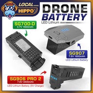 [Ready Stock] Original Lithium Drone Battery For SG700-D / SG907 / SG906 PRO 2 Drone