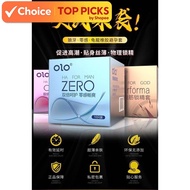 Kondom OLO 001 Super Thin Condom Super Nipis Tahan Lama Zero/Performa/Climax (10pcs)