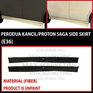 B1076 CAR BODYKIT PERODUA KANCIL & PROTON SAGA SIDE SKIRT E36-M3 (FIBER)