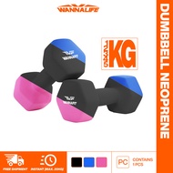 WANNALIFE Dumbbell Barbell 1kg 2kg 3kg | 1 kg 2 kg 3 kg Dumbbell Barbell Vinyl Neoprene | Weight Tra