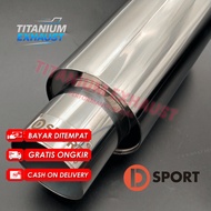 D SPORT EKZOS STRAIGHT FLOWCHROME MUFFLER EXHAUST