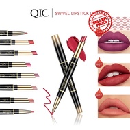 14 Color Double-ended Lipstick Lip Liner 2 In 1 Matte Non-stick Makeup Non-fading Matte G6i7