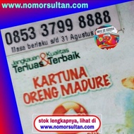 nomor cantik as madura tarif lama kwartet 8888