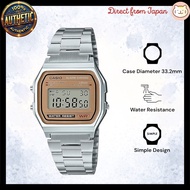 CASIO Men's Watch A-158WEA-9JF Gold/ Silver [Direct From Japan]
