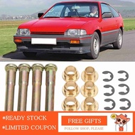 nearbeauty Aramox Metal Door Hinge Pin Bushing Kit Car Accessories Repair Replacement for CR?V CRX C
