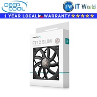 Itw | Deepcool PC Fan FT12 Slim Black High-Performance Fluid Dynamic Bearing (R-FT12SLIM-BKWPN1-G)