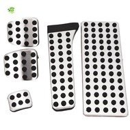 5PC Car Pedal Cover Accessories with Footrest for   W203 W222 W213 W205 W204 W211 W212 W210 X204 W21