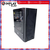 ◩ ⭐ ✑ Inplay Meteor 03 | Black | White | Tempered Glass Mesh Front ATX PC Case | Inplay by EJD