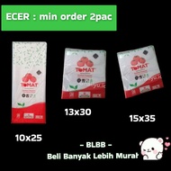 PE Tomato Plastic 10x25, 13x30, 15x35 sugar size thick coconut milk plastic Ice cube plastic