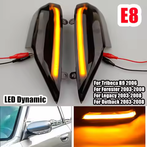 Car LED Dynamic Turn Signal Lights For Subaru Forester Side Mirror Blinker Indicator For Subaru Outb
