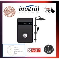Mistral Instant Water Heater with Rain Shower &amp; DC Pump [MSH88MB] *Installation Available*