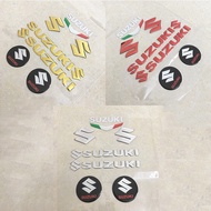 3D Motorcycle Gel Reflective Sticker Logo Emblem Glass Sticker For Suzuki
