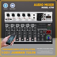 K700 Professional mixer 7 channels 99dsp effect reverberation sound support supports Bluetooth live KTV stage performanc