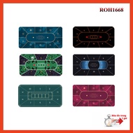 Poker tablecloth with card print, Poker mat, rubber mat, premium rubber cushion in Sunday style