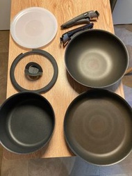 Tefal 靈巧疊疊鑊易潔廚具 non-stick surface pans