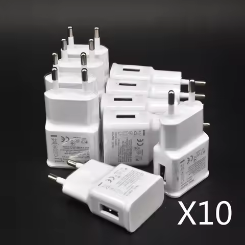 10PCS/lot 5V 2A EU Plug Wall Travel USB Charger Adapter For Samsung galaxy S5 S4 S6 note 3 2 For iph