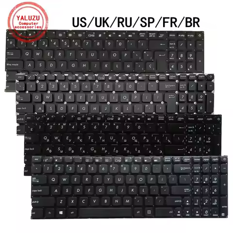 US/UK/RU/SP/FR/BR NEW Laptop Keyboard For ASUS A541 A541U/UJ F541U F541UJ D541 D541S/SC K541 K541U/U