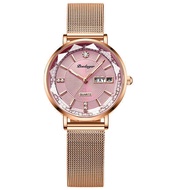 POEDAGAR Swiss Watch For Women Original Waterproof Luminous Automatic Design Ladies Watch With Dual 