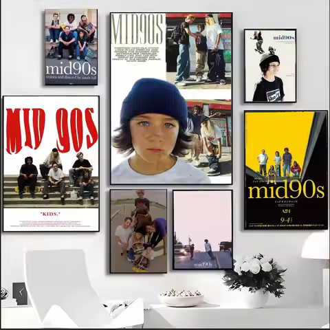 Anime M-Mid90s TV Movie Painting Calligraphy HD Waterproof Canvas Art: Aesthetic Wall Decor Home,Bar