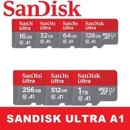 SANDISK ULTRA A1 Micro SD Card SDHC/XC #SD CARD #Micro SD #128GB / 256GB / 512GB ★ 120MB/s