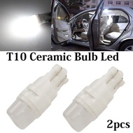 2Pcs PARKING LIGHT Ceramic T10 W5W 168 175 194 2825 921 SMD LED 6000K WHITE bulb