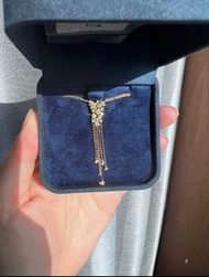 黃金鑽石項鍊 Women’s 18k au750 diamond yellow gold Necklace