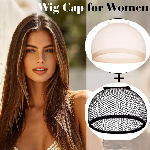 Ventilated Nylon Mesh Nude Stocking Wig Cap Hairnets Stretchy Close End Super Extra Thin Skin Breath
