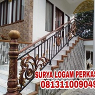 Railing Tangga Besi Tempa
