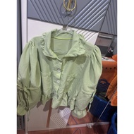 Green Crop Top ‍ ️