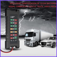 Battery Analyzer Tester 12V/24V Battery Voltage Tester Automotive Battery Analyzer Checker Alternato