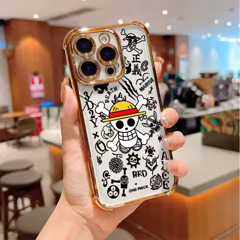 O-One Pieces Logo For Xiaomi POCO X8 X7 X6 X5 F8 F7 Mi 17 15 14T 13 Redmi 15 14C 13C Funda Silicone 