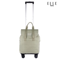 ELLE Travel Aglovale Collection กระเป๋าเป๋ล้อลาก วัสดุผ้าแคนวาส สามารถถอดคันชักออกเมื่อไม่ใช้งาน  รุ