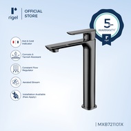 RIGEL Gunmetal Basin Mixer Tall Tap MXB721101X (GUN)