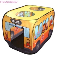 FRANCESCO Car Tent House, Icecream Car Foldable Play Tent Toy, Kids Toy Popup Police Car Fire Truck Bus Tent Game House