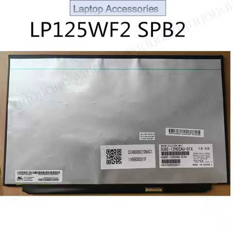 F 12.5'' Laptop LCD Screen LP125WF2(SP)(B2) LP125WF2-SPB1 EDP 1920x1080 IPS Display for Lenovo Think