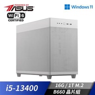 華碩平台[光輝鬥皇]i5十核效能SSD電腦(i5-13400/16G/1TB_M2) 光輝鬥皇