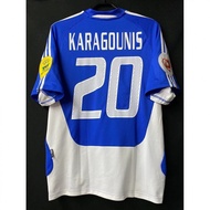AAA+ 2004 Greece Home Retro Fan Football Jersey S-2XL