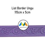 MW Wallpaper List Ungu Tua Wallpaper Wallborder Foam 3D