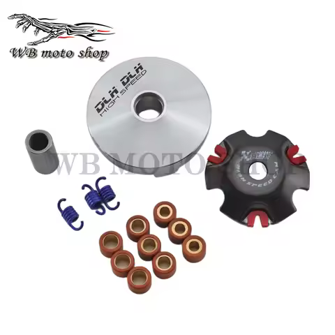 Motorcycle Scooter Moped ATV DLH Variator Kit Front Clutch Drive Pulley For Suzuki 50cc Lets 1 2 3 L