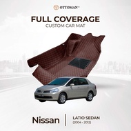 Ottoman Car Mat - Nissan Latio Sedan/Hatchback (2004-2012)
