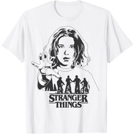 Stranger Things Logo Shirt - Joyce Byers, Jim Hopper, Mike Wheeler & Eleven T-Shirt - Vintage 90s Re