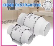 Blower mini 4"6"8" Blower Dapur Penghisap penyedot Asap Dapur Kipas Angin Buang Diam Ekstraktor