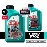 Petronas Sprinta F700 15W50 Semi / Racing Ester 10W50 Fully Synthetic - Engine Oil Minyak Enjin Moto