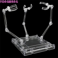 YONGWANG66HR Action Figure Base, Three-headed Dolls Holder Figure Display Bracket, Kids Toy Doll Sta